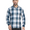 BLUE - Chequered shirts for men