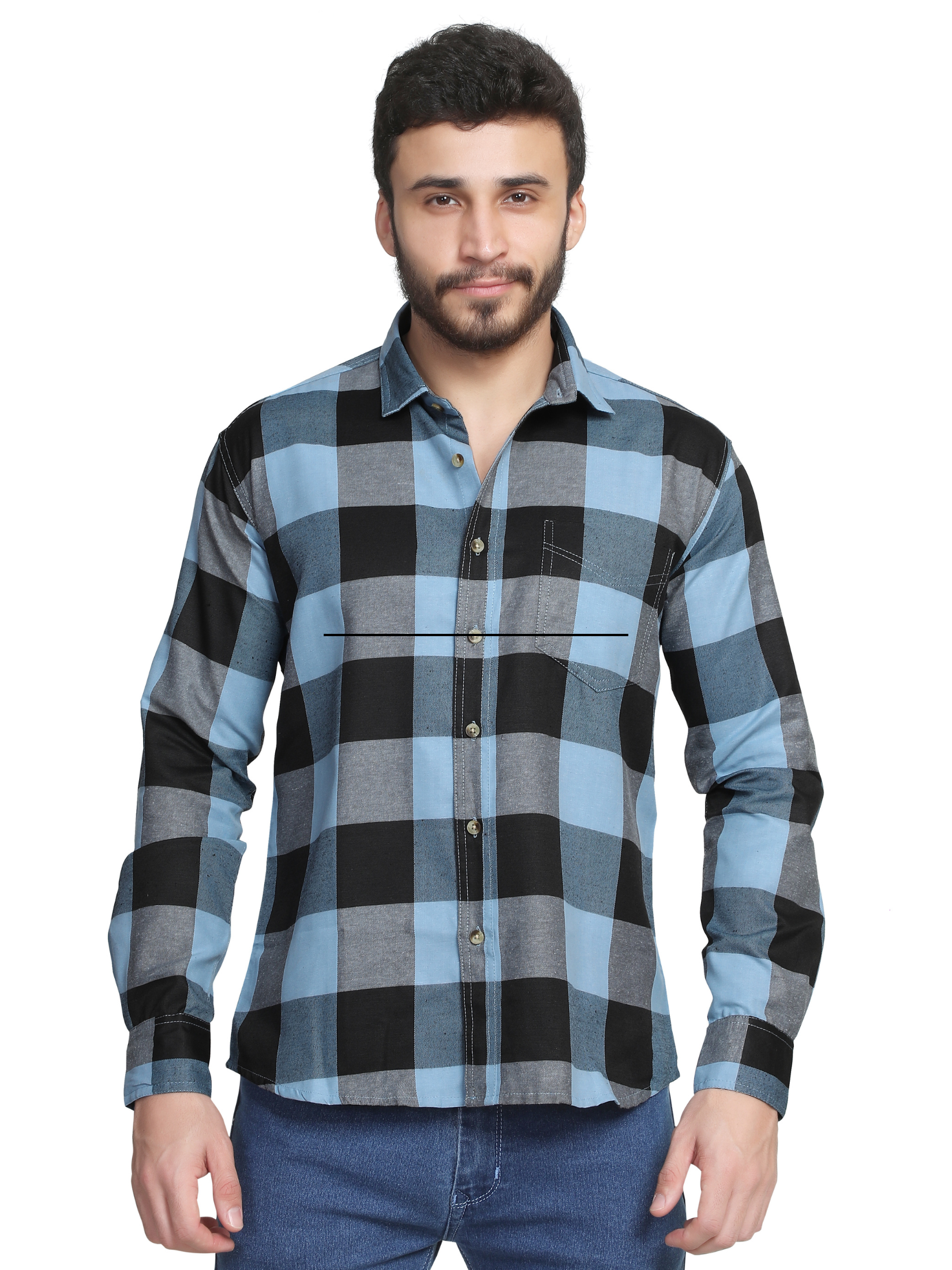 Blue - Designer shirts for men