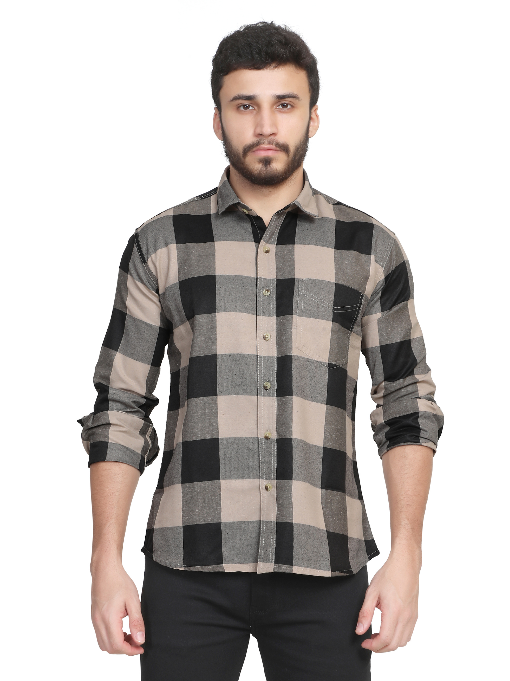 Brown  - Designer shirts for men