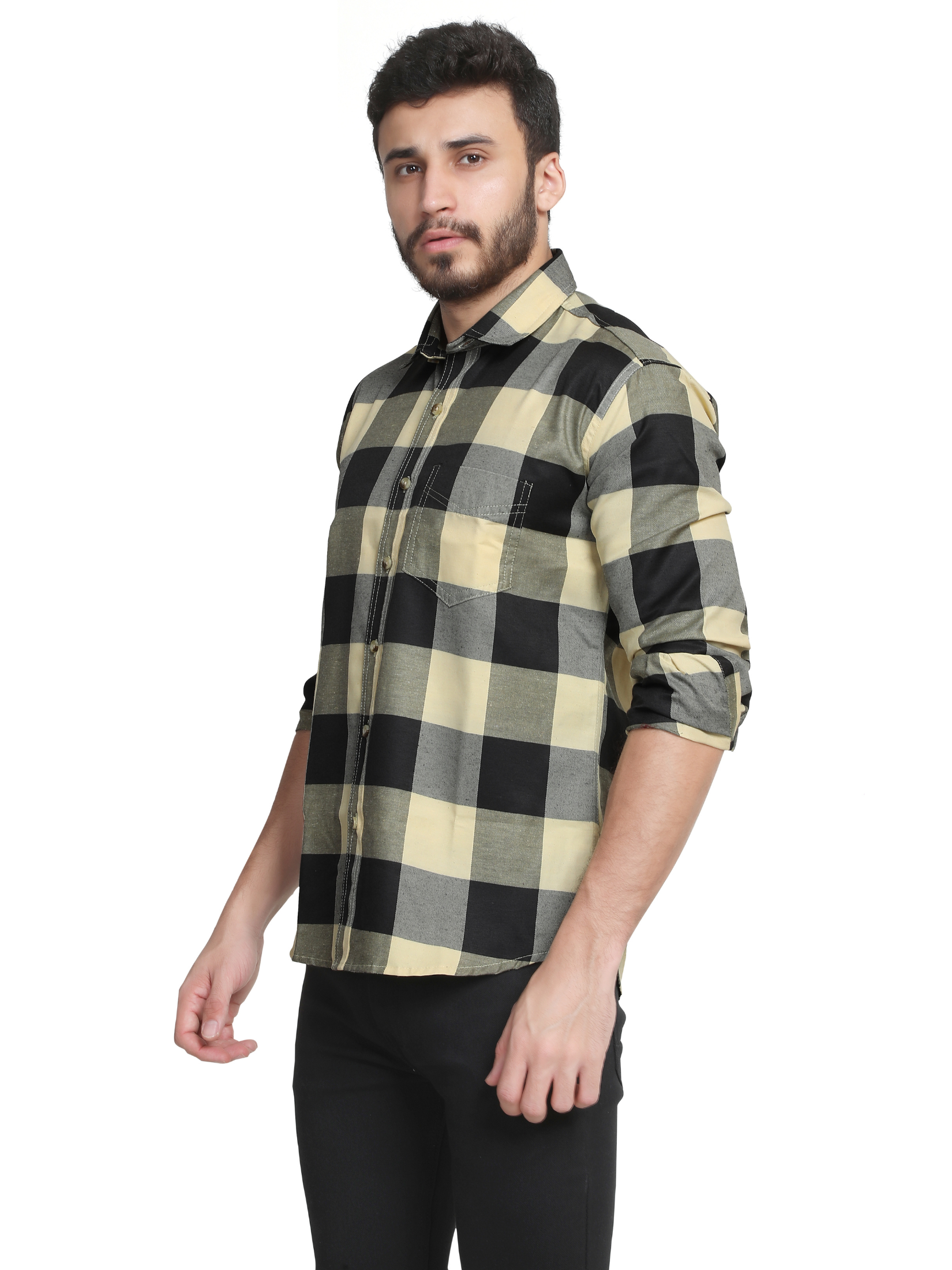 Yellow - Designer shirts for men